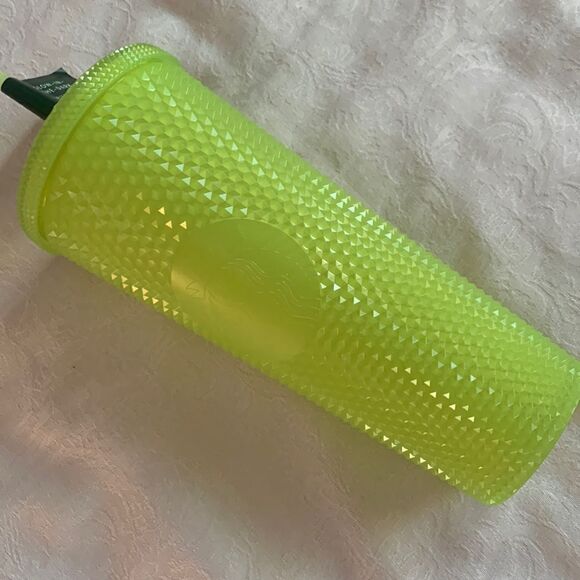 Starbucks New ‘Lemongrass’ Glow-in-the-Dark 2022 Fall Studded Bling Venti - Picture 1 of 9